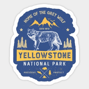 Yellowstone National Park 1 (2) Sticker